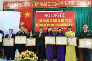 Ngành Thanh tra tỉnh Nam Định tổng kết năm 2016