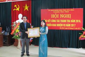 Thanh tra Hòa Bình: Triển khai nhiệm vụ năm 2017  