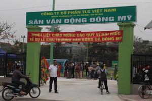 Sân vận động cỏ nhân tạo quy mô bậc nhất đi vào hoạt động