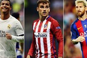 Cầu thủ xuất sắc nhất thế giới: Ronaldo, Messi hay Griezmann?