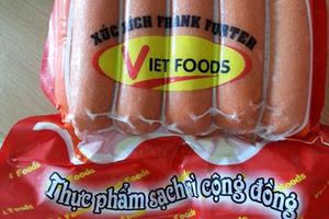 Xử lý nghiêm sai phạm trong kiểm tra sản phẩm xúc xích Vietfoods