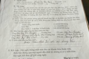 Nhiều trường học bị tố lạm thu hàng trăm triệu đồng mỗi năm