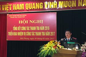 Hải Phòng: Thanh tra phải chủ động kiên quyết bản lĩnh