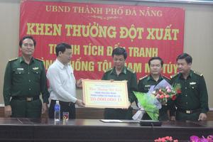 Đà Nẵng: Thưởng nóng Bộ đội Biên phòng TP phá nhiều vụ án ma túy