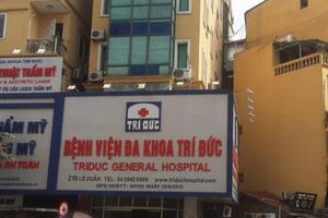 Sở Y tế thông tin vụ 2 người tử vong sau gây mê ở Bệnh viện Trí Đức