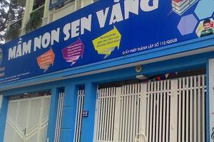 Chính thức giải thể trường mầm non có cô giáo cầm dép đánh vào đầu trẻ