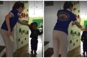 Đuổi việc 2 cô giáo mầm non dùng dép đánh vào đầu, kéo tai trẻ