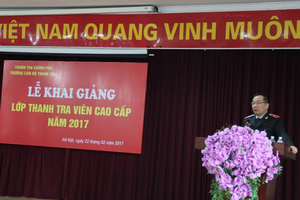 Khai giảng lớp thanh tra viên cao cấp năm 2017