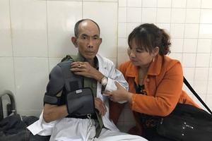Cựu chiến binh bị đánh chính thức gửi đơn đề nghị khởi tố vụ án