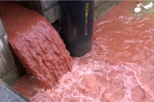 Thông tin Formosa xả nước thải màu đỏ là sai sự thật