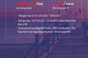 Chào hè 2017 - Bay giá rẻ cùng Vietnam Airlines