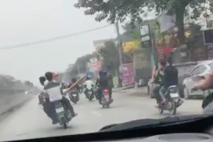 Xử lý nghiêm nhóm thanh niên có biểu hiện tụ tập đua xe