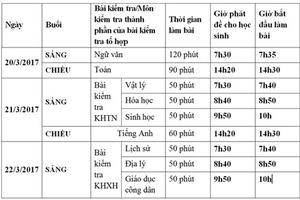 Hôm nay, học sinh Hà Nội làm bài thi thử THPT Quốc gia năm 2017