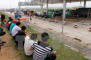 Tạm dừng thu phí trạm BOT trên Quốc lộ 32 qua Tam Nông, Phú Thọ