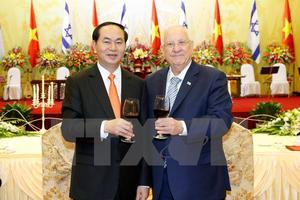 Phát biểu của Chủ tịch nước tại tiệc chiêu đãi Tổng thống Israel