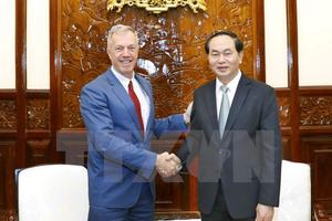 Chủ tịch nước Trần Đại Quang tiếp Đại sứ Hoa Kỳ Ted Osius
