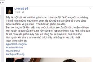 Mạo danh diva Mỹ Linh "tố" chồng ngủ ngáy để bán thuốc xịt