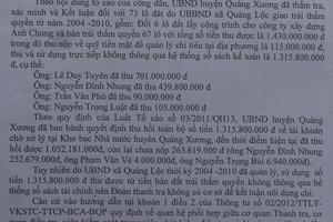 Xã “bao bọc”, huyện “che chở” những sai phạm nghiêm trọng