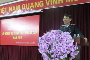 Bế giảng lớp Thanh tra viên cao cấp năm 2017
