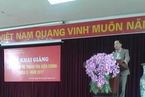 Khai giảng lớp thanh tra viên chính K2/2017