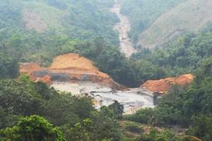 Bộ Công Thương kiểm tra sự cố vỡ đập thải bùn tại Nghệ An