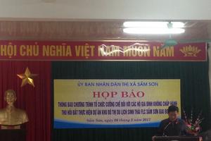 Cưỡng chế đất tại thị xã Sầm Sơn