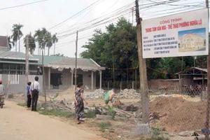 Quảng Ngãi: Chính quyền phường Nghĩa Lộ xây dựng công trình không phép?