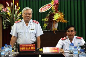 Tổng TTCP thăm và làm việc tại Thanh tra tỉnh Long An