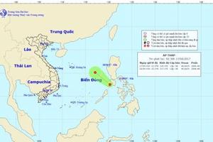Áp thấp nhiệt đới xuất hiện trên biển, miền Bắc có mưa rào và dông