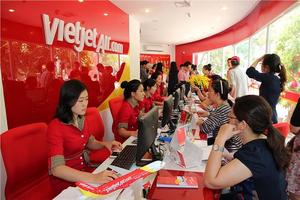 Hành khách chi trung bình 850.000 đồng một lần bay Vietjet