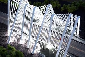 Thông xe cổng tỉnh hoành tráng nhất Việt Nam