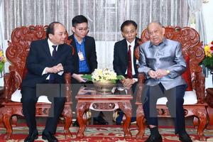 Thủ tướng Nguyễn Xuân Phúc thăm nguyên Lãnh đạo Đảng, Nhà nước Lào