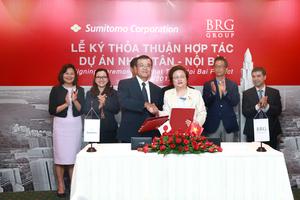 BRG và Sumitomo ký kết thỏa thuận hợp tác phát triển dự án phát triển đô thị Nhật Tân – Nội Bài 