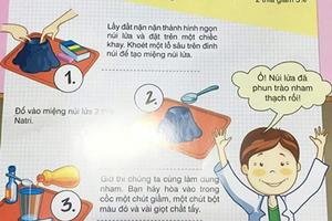 Phụ huynh phát hoảng với sách dạy trẻ làm thí nghiệm phát nổ