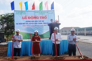 Vietcombank tài trợ xây dựng trường mẫu giáo 