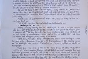 Thủ quỹ Phòng LĐ-TB&XH chiếm dụng hơn 8,1 tỷ đồng