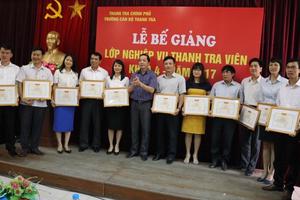 Bế giảng lớp thanh tra viên K4/2017