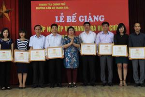 Bế giảng lớp thanh tra viên chính K2/2017