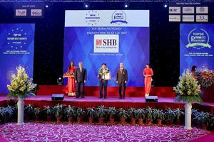SHB được vinh danh: Top 50 doanh nghiệp thịnh vượng xuất sắc Việt Nam 