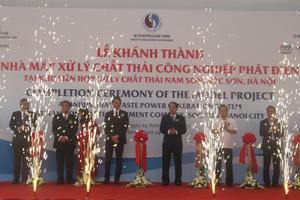 Khánh thành Nhà máy Xử lý chất thải công nghiệp phát điện NEDO  