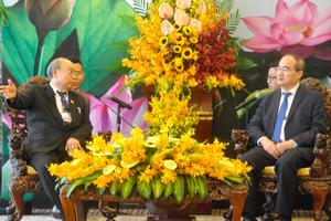 Bí thư Thành ủy Nguyễn Thiện Nhân tiếp Chủ tịch Quốc hội Myanmar