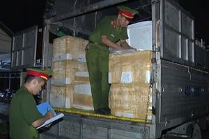 Cảnh sát chặn xe tải đưa 3,5 tấn nội tạng "bẩn" ra miền Bắc tiêu thụ