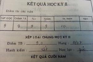 Từ 1/6, khoe bảng điểm của con trên facebook là phạm luật