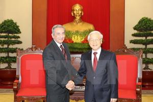Tổng Bí thư Nguyễn Phú Trọng tiếp Đoàn đại biểu Đảng Cộng sản Cuba