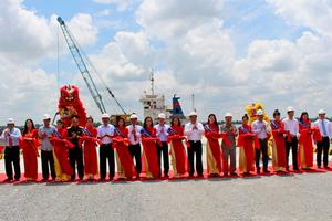 Khánh thành cầu cảng số 1 - 20.000 DWT tỉnh Hậu Giang