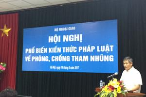 Phổ biến kiến thức pháp luật về phòng, chống tham nhũng
