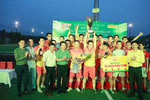 Giải Bóng đá các cơ quan báo chí tranh Cup Trung Thành: Thành công tốt đẹp