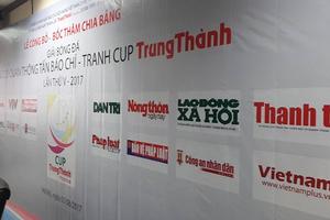 Khởi tranh Giải Bóng đá các cơ quan báo chí tranh Cup Trung Thành