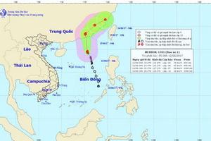 Bão số 1 sẽ suy yếu thành áp thấp nhiệt đới, cả nước có mưa