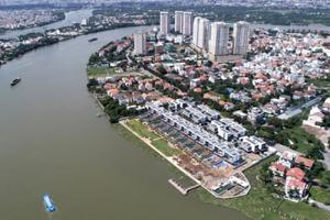 Cận cảnh dự án biệt thự trăm tỷ mỗi căn vừa bị phạt ở Sài Gòn